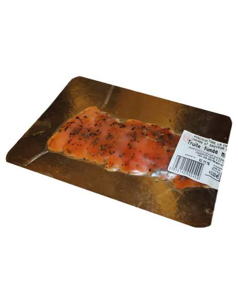 Truite fumée marinée basilic 5 tranches traiteur 140g