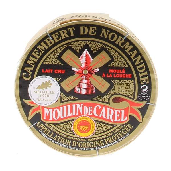 AOP Camembert Moulin Carel 250g