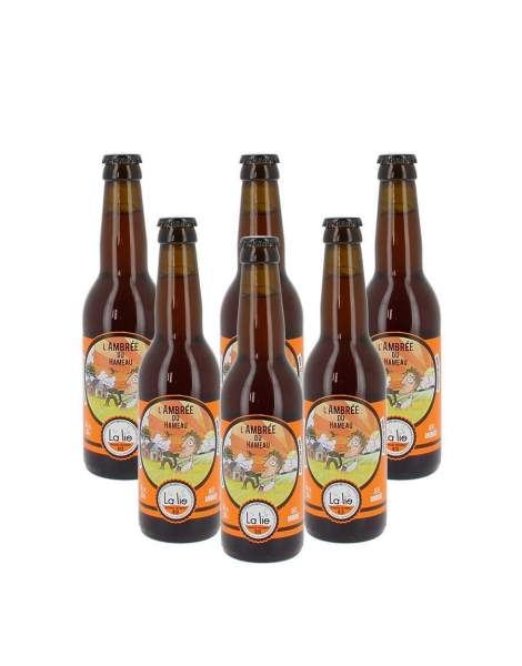 Bière de la Lie L'ambrée du hameau bio 5.6% 33cl