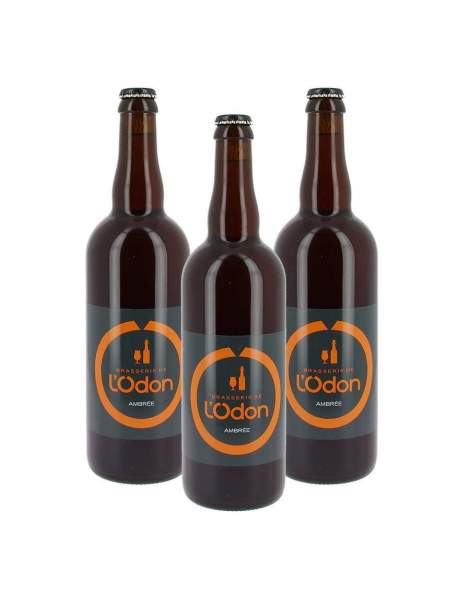 Bière de l'Odon ambrée 6.2% 75cl