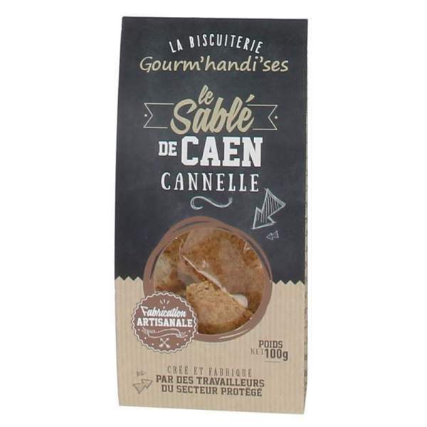 Sablé de Caen cannelle 100 g Gourm'handi'ses