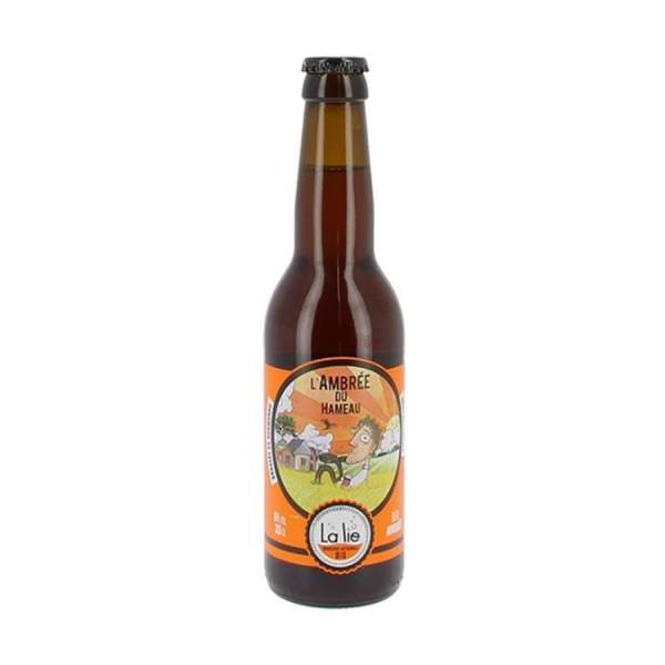 Bière de la Lie L'ambrée du hameau 5.6% 33cl