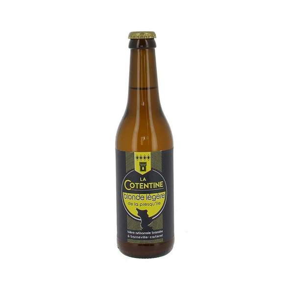 Bière La Cotentine blonde légère 4.3% 33cl