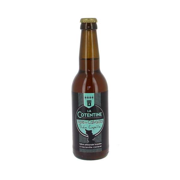 Bière La Cotentine triple au Calvados 10% 33cl