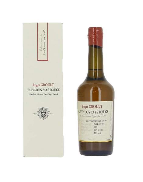 Calvados Vouvray cask finish 8 ans Groult 44% 50cl