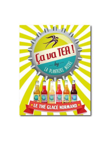 Ça va tea blanc rhubarbe 33cl La ferme de la plantaire noire