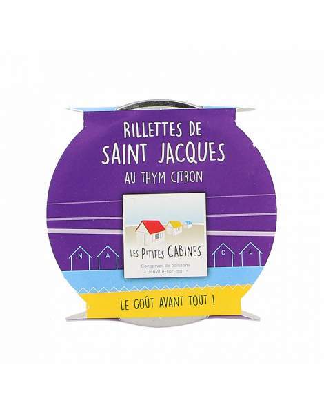 Rillettes de saint-Jacques - Les p'tites cabines 90g