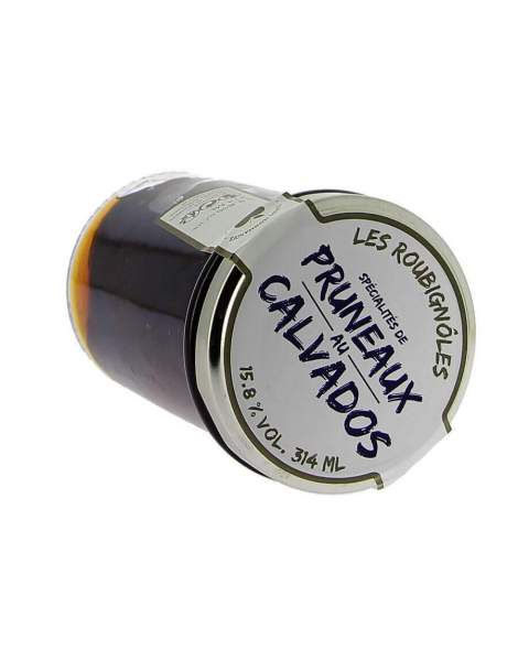 Pruneaux au calvados 30cl Les roubignôles Terres normandes