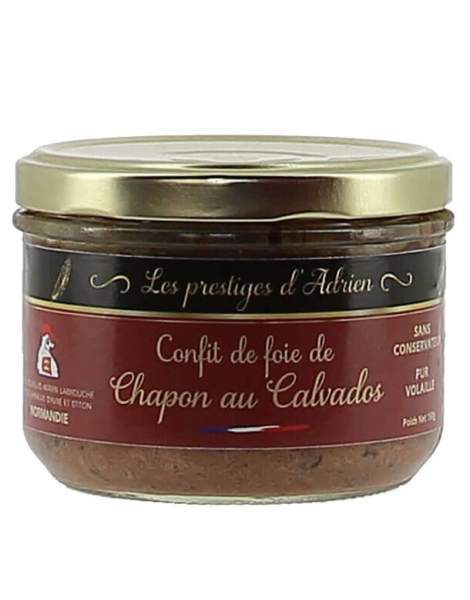 Confit de foie de Chapon au Calvados - Adrien & Cie 180g