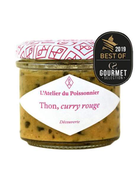 Rillettes de thon curry rouge Atelier du Poissonnier 90g