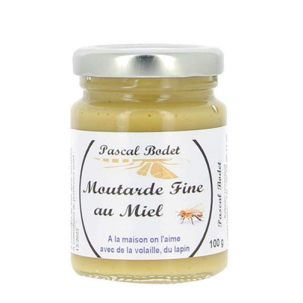 Moutarde fine au miel artisanal Pascal Bodet