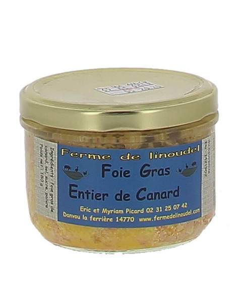 Foie gras entier 180g La ferme de Linoudel