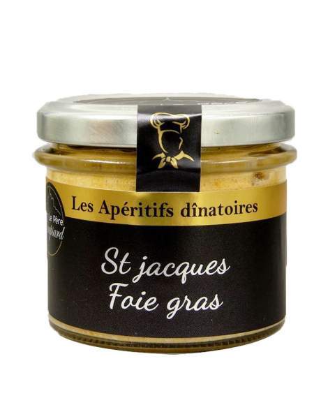Tartinade St Jacques au foie gras Roupsard 100g