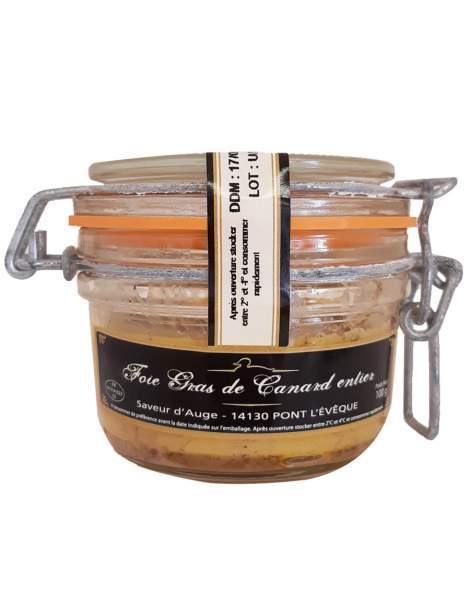 Foie gras de canard entier saveur d'auge