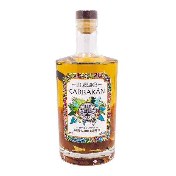 Rhum arrangé poire et vanille bourbon Cabrakàn 70cl 32%