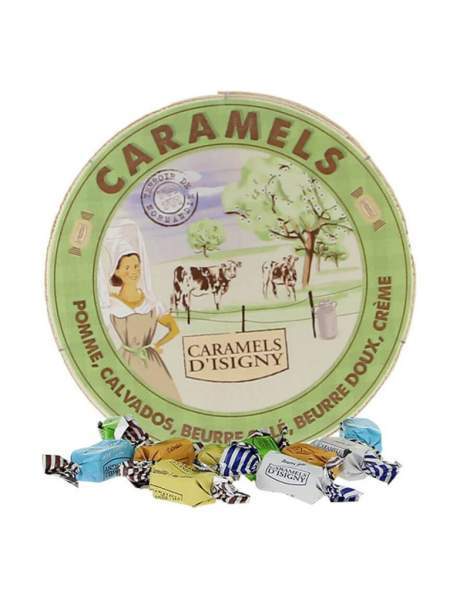 Caramels d'Isigny "Assortiment de Normandie" Boite Camembert 250g