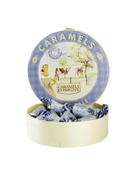 Caramels d'Isigny beurre salé Boite Camembert 250g