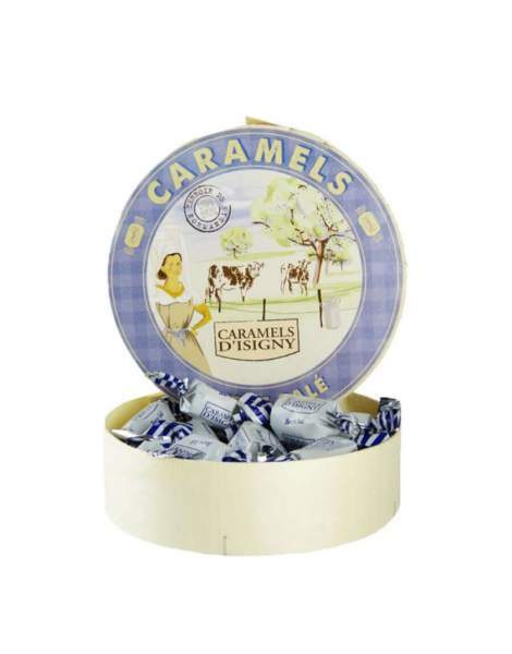 Caramels d'Isigny beurre salé Boite Camembert 150 gr