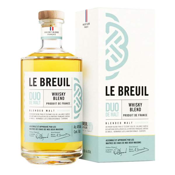 Whisky duo de malt classique - Breuil 40% 70cl