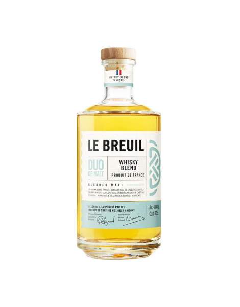 Whisky duo de malt classique - Breuil 40% 70cl