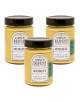 Lot de 3 Moutardes blanche et douce 3x195g
