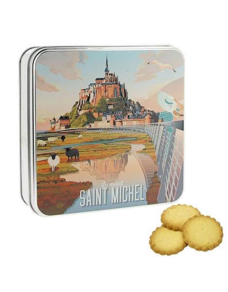 Sablés et boîte illustrée "Mont Saint Michel" 120g