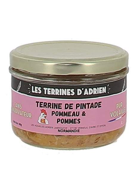 Terrine de pintade pommes Pommeau Adrien & Cie 180g