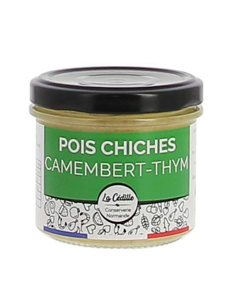 Tartinable pois chiche Camembert thym La Cédille 120g