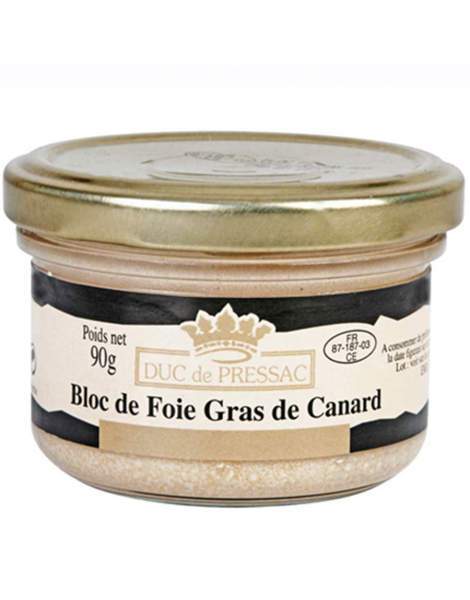 Foie gras de canard entier 90g Duc de Pressac