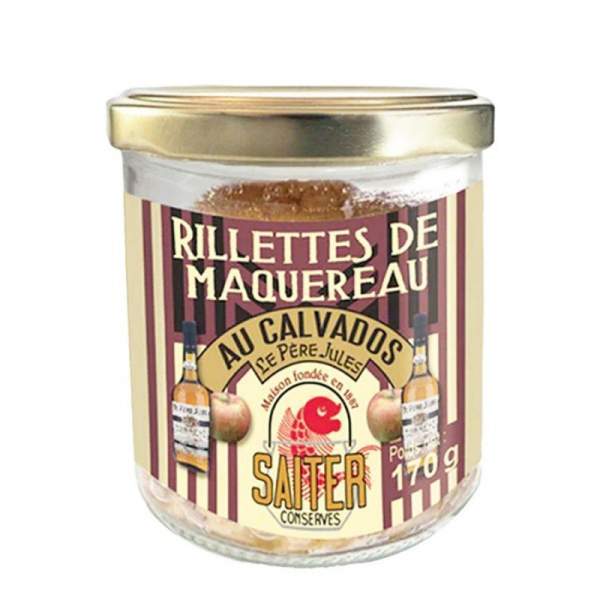 Rillettes de maquereau au Calvados 170g