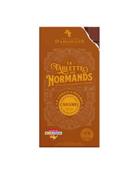 Tablette des normands au chocolat au lait et au caramel 32% 100g Chevaliers d'Argouges