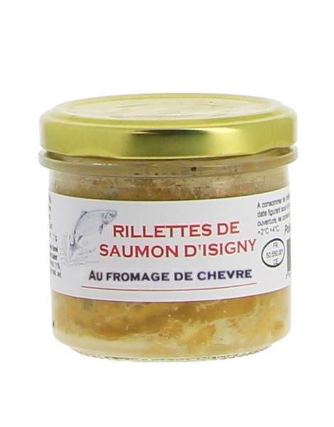 Rillettes de saumon d'Isigny au fromage de chèvre 90g