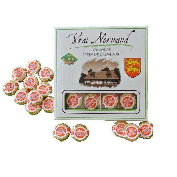 Boîte 16 camemberts calvados