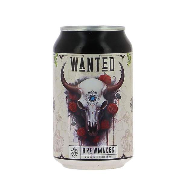 Bière ambrée Wanted Brewmaker 7% 33cl