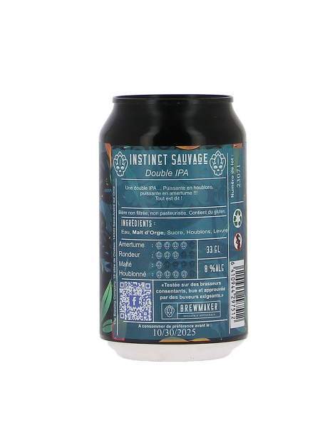 Bière IPA Instinct Sauvage 8% 33cl