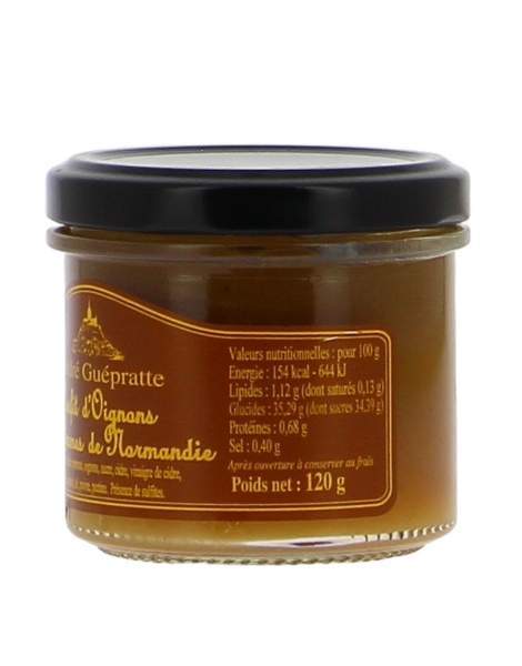 Confit d'oignons aux pommes 120g Guépratte
