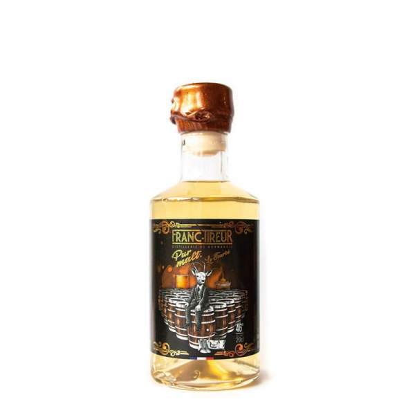 Whisky pur malt "Le Tourbé" Franc-Tireur 20cl 46%