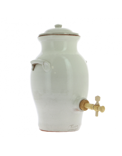 Vinaigrier en grès blanc 3 Litres