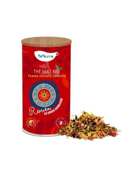 Thé vert bio pomme cannelle Rouen Tatasse 100g