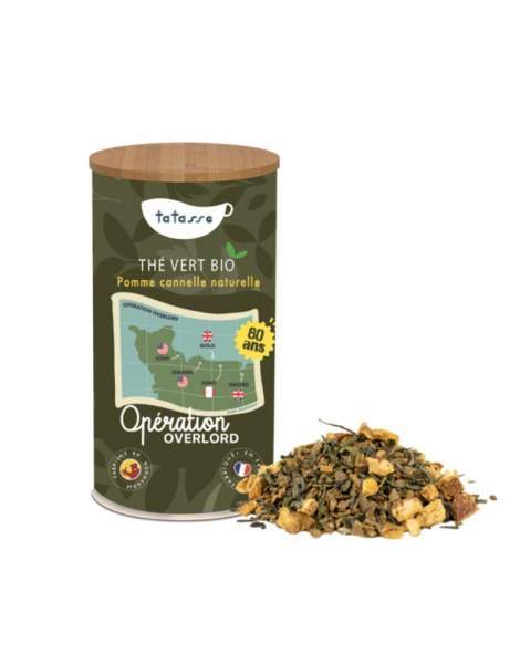 Thé vert bio pomme et cannelle D-Day Tatasse 100g