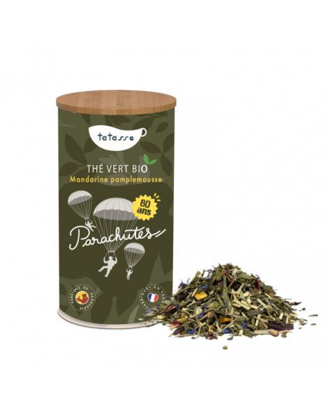 Thé vert bio orange sanguine, grenade et mandarine D-Day Tatasse 100g