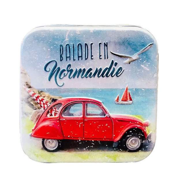 Caramels et boîte illustrée "Balade en Normandie" 45g