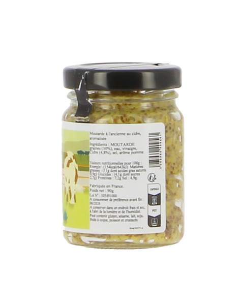 Moutarde à l'ancienne au cidre Balades Normandes 100g