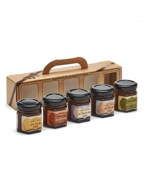 Assortiment 5 crèmes de caramel d'Isigny 5x50g