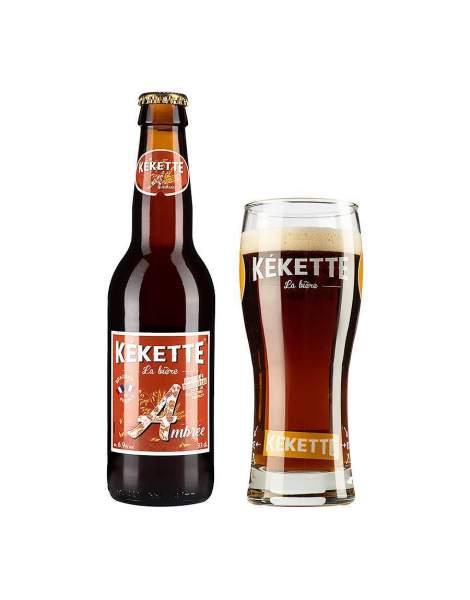 Kékette bière ambrée 6.9° 33cl par 6