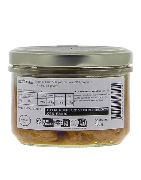 Pâté de campagne au cidre Roupsard 180g