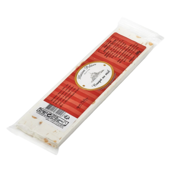 Barre de nougat au miel 100g Le Manoir des Abeilles