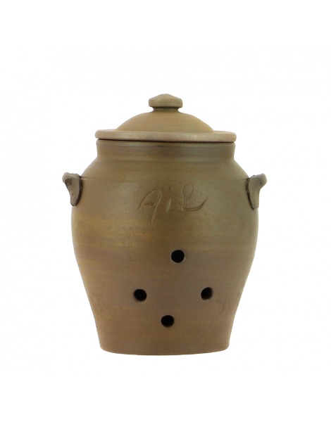 Pot bombé pour ail 700g Poterie Turgis