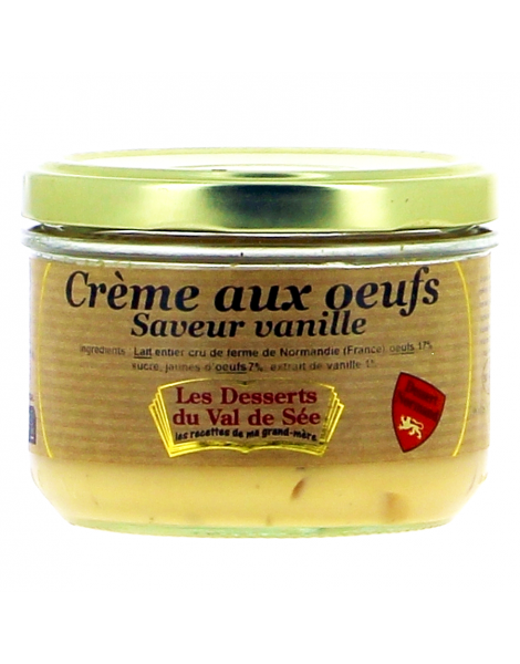 Crème aux Œufs à la vanille 190g La Chaiseronne