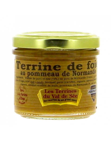 Terrine de foie au Pommeau de Normandie 90g La Chaiseronne